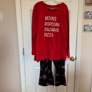 Fleece plus-size pajamas, 3X